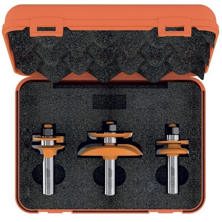Cmt Orange Tools 3-PIECE OGEE JUNIOR RAISED PANEL SET 800.522.11